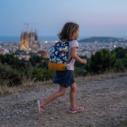 Mochila Saco Confeti Azul...