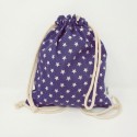 Mochila Saco Estrellas Azul Marino