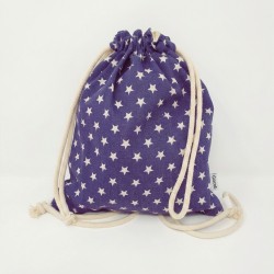 Mochila Saco Estrellas Azul...