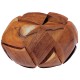 Puzzle 3D Huevo de Madera — Rompecabezas Interlock de Ingenio